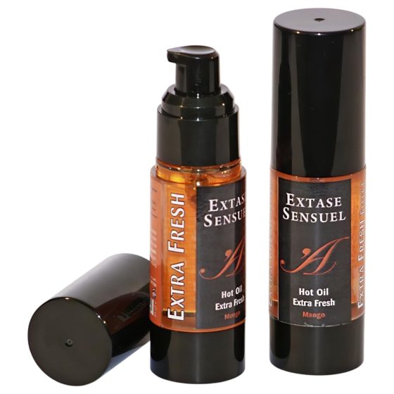 Extase Sensuel - hűsítő-melegítő masszázsolaj - mangó (30ml)