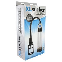   XLSUCKER - digitális potencia- és péniszpumpa (átlátszó)