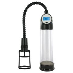   XLSUCKER - digitális potencia- és péniszpumpa (átlátszó)