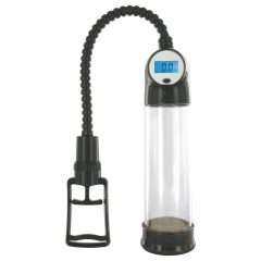   XLSUCKER - digitális potencia- és péniszpumpa (átlátszó)