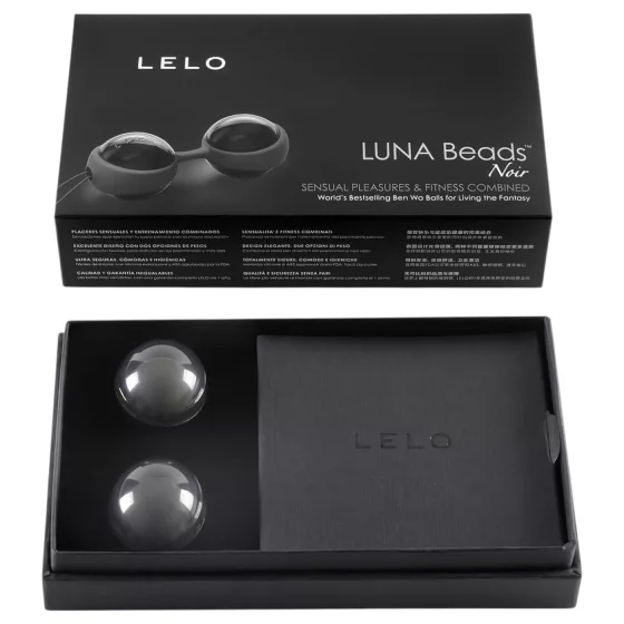 LELO Luna Noir- variálható gésagolyó