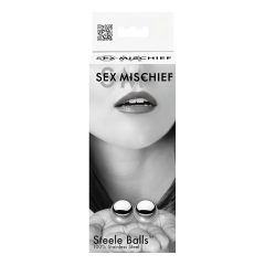 S&M - különálló, acél gésagolyó (ezüst)