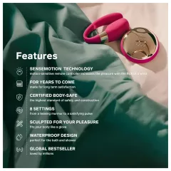 LELO Tiani 3- szilikon párvibrátor (lila)