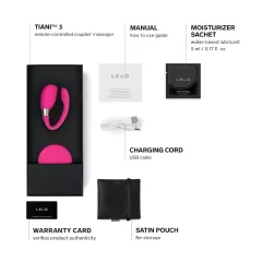 LELO Tiani 3 - szilikon párvibrátor (pink)