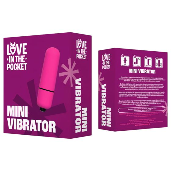 Love Bullet - vízálló mini vibrátor (pink)