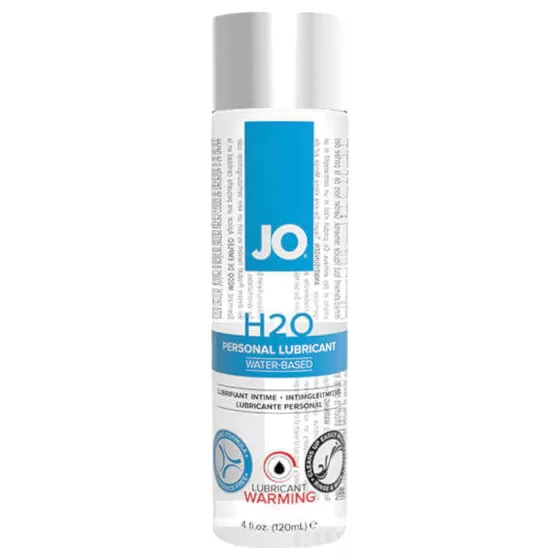 JO H2O - vízbázisú melegítő síkosító (120ml)