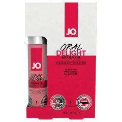   System JO Oral Delight - hűsítő, ehető síkosító - eper (30ml)