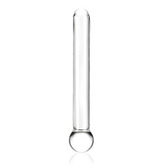 GLAS - klasszikus üveg dildó (átlátszó)