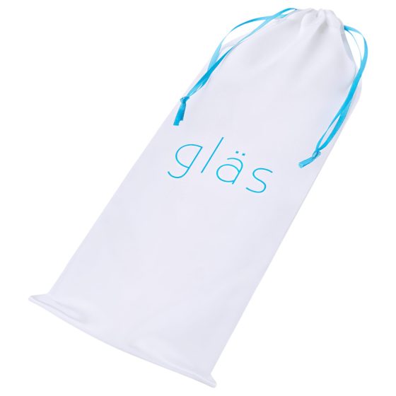 GLAS - üveg anál dupla dildó (átlátszó)