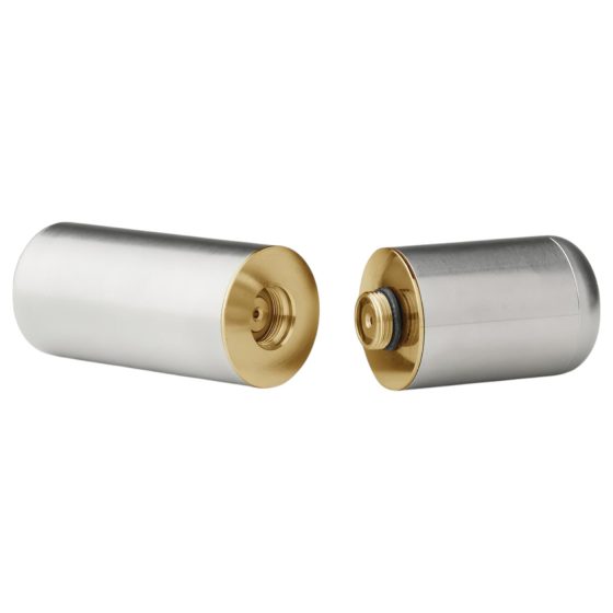 Crave Bullet - akkus mini rúzs vibrátor (ezüst-arany)