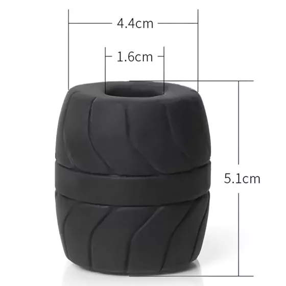 SilaSkin Ball Heregyűrű és nyújtó (fehér)