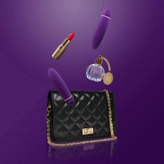   Rianne Essentials Classique Deep - szilikon rúzs vibrátor (lila)
