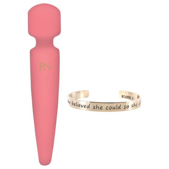 / Rianne Bella Wand - vízálló masszírozó vibrátor (korall)