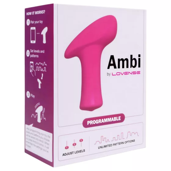 LOVENSE Ambi - okos, 2 motoros csikló vibrátor (pink)