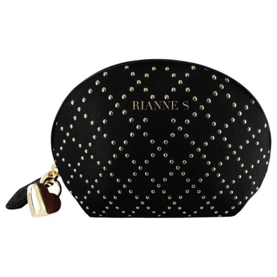 / Rianne Essentials Classique Stud - szilikon rúzs vibrátor (fekete)