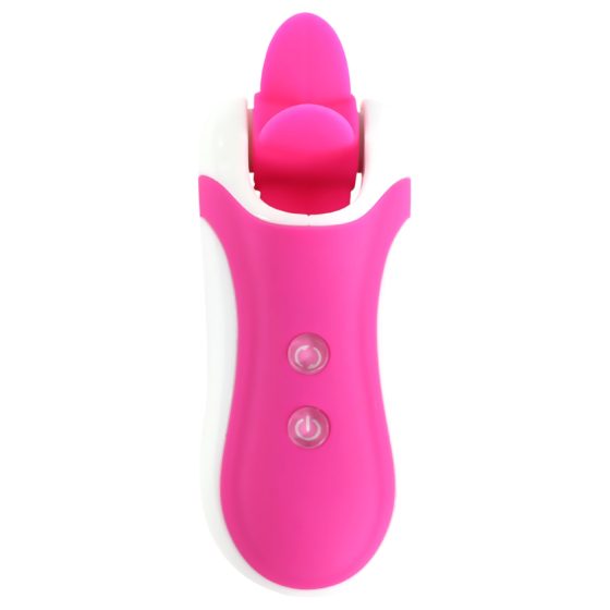 / FEELZTOYS Clitella - akkus, forgó, orál vibrátor (pink)