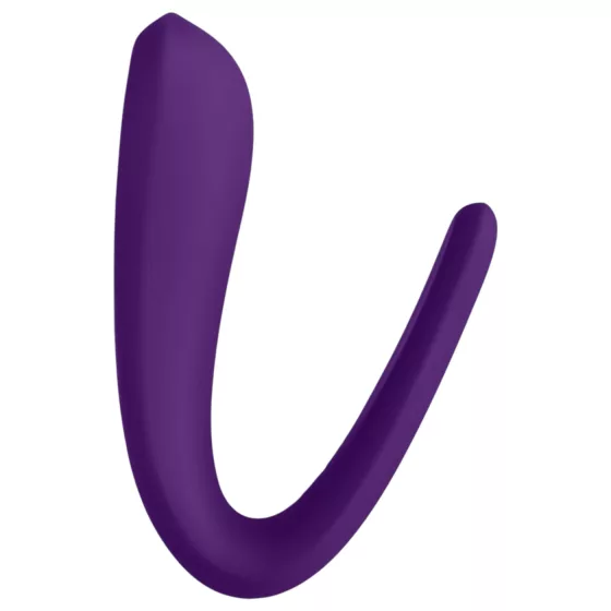 / Satisfyer Double Classic - vízálló, akkus párvibrátor (lila)