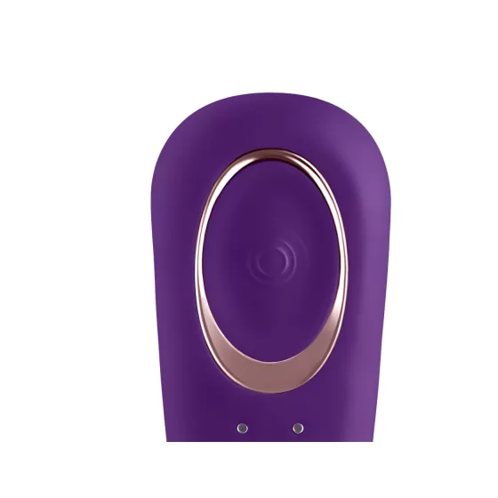/ Satisfyer Double Classic - vízálló, akkus párvibrátor (lila)