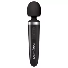 bodywand Aqua - akkus mini masszírozó vibrátor (fekete)