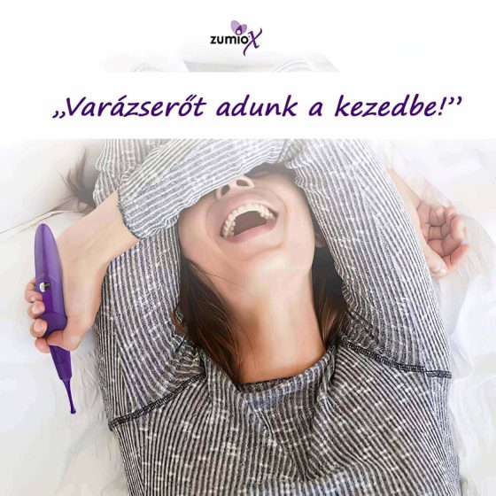 Zumio Soft - akkus csikló vibrátor (lila)