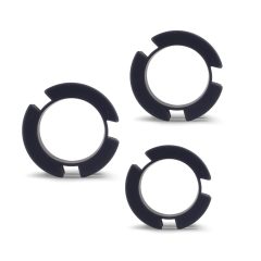 LOCK A WILLY - szilikon pénisz ketrec lakattal (fekete)