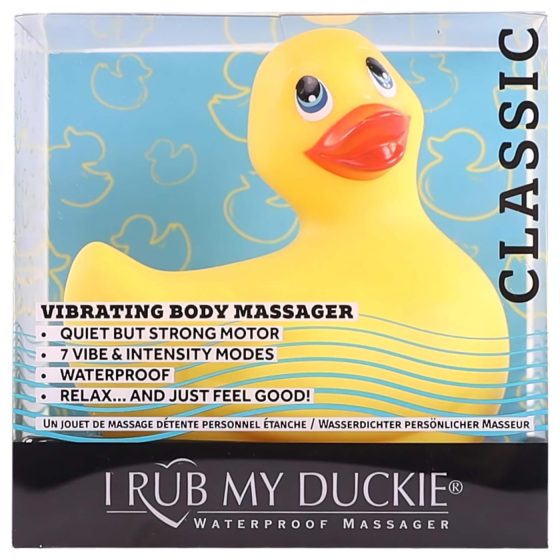 My Duckie 2.0 - kacsa vízálló csikló vibrátor (sárga)