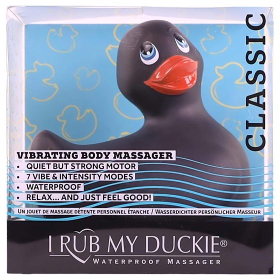 My Duckie 2.0 - kacsa vízálló csikló vibrátor (fekete)