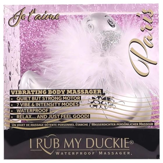 My Duckie Paris 2.0 - csikló vibrátor (ezüst)