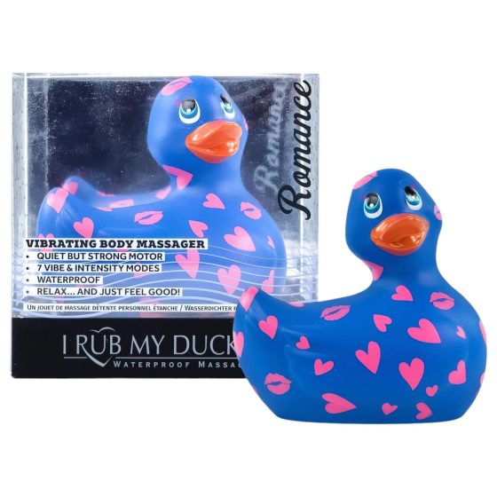 / My Duckie Romance 2.0 - vízálló csikló vibrátor (kék-pink)