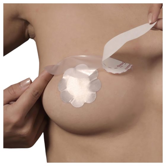 Bye Bra D-F - láthatatlan mellemelő tapasz - pink (6db)