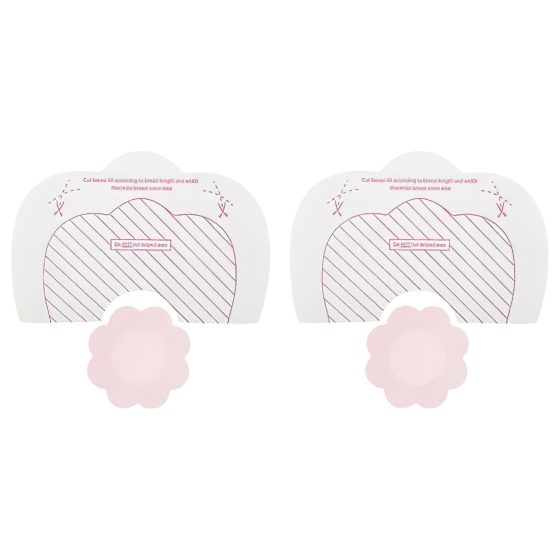 / Bye Bra F-H - láthatatlan mellemelő - pink (6db)