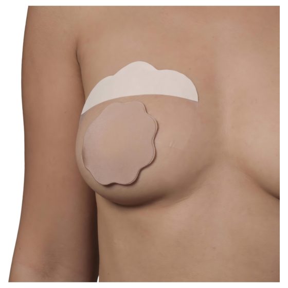 / Bye Bra F-H - láthatatlan mellemelő tapasz - nude (3 pár)