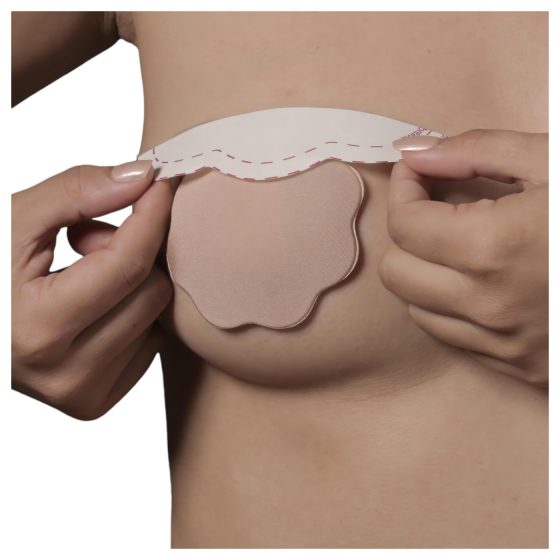 / Bye Bra F-H - láthatatlan mellemelő tapasz - nude (3 pár)