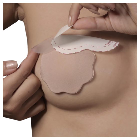 / Bye Bra F-H - láthatatlan mellemelő tapasz - nude (3 pár)