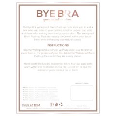 Bye Bra - vízálló mellemelő párna (átlátszó)