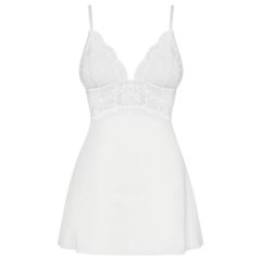 Obsessive 810-BAB-2 - csipke babydoll és tanga (fehér)