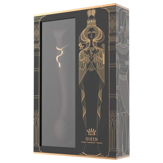 ZALO Queen - léghullámos G-pont- és csikló vibrátor (piros)