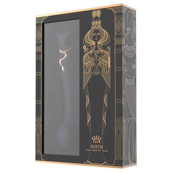 ZALO Queen - léghullámos G-pont- és csikló vibrátor (lila)