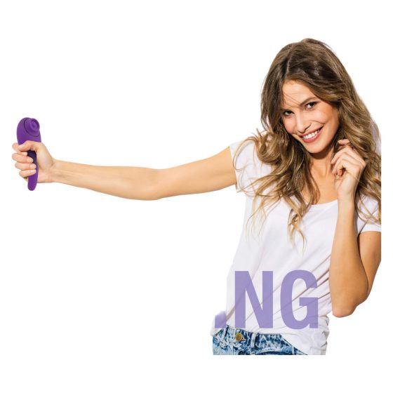 FEELZTOYS Femmegasm - akkus 2in1 csikló vibrátor (lila)