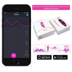 LOVENSE Ferri - okos csikló vibrátor (fekete-pink)