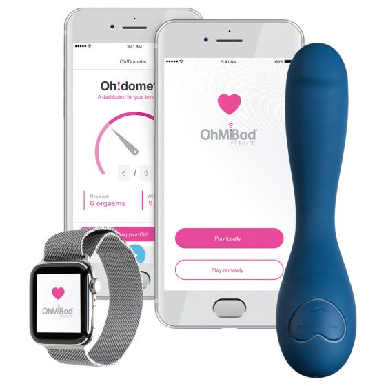 / OHMIBOD Bluemotion Nex 2 - okos, akkus G-pont vibrátor (kék)