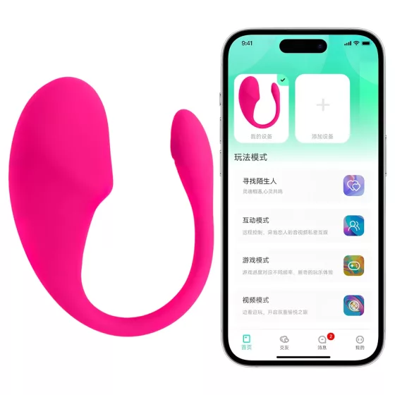 SXTop Zada - app-vezérelt vibrotojás (rózsaszín)