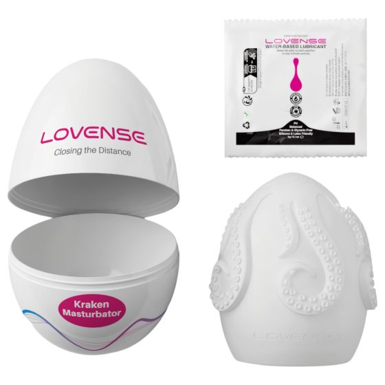 LOVENSE Kraken - tojás maszturbátor - 1db (fehér)